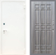 Входная металлическая Дверь Рекс (REX) 1А Белая шагрень FL-33 Сандал грей в Голицыно