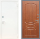 Дверь Рекс (REX) 1А Белая шагрень FL-128 Морёная берёза в Голицыно