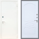 Дверь Рекс (REX) 1А Белая шагрень FL-128 Силк Сноу в Голицыно
