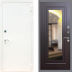Входная металлическая Дверь Рекс (REX) 1А Белая шагрень FLZ-120 Венге в Голицыно