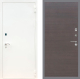 Входная металлическая Дверь Рекс (REX) 1А Белая шагрень GL венге поперечный в Голицыно