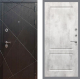 Входная металлическая Дверь Рекс (REX) 13 Венге FL-117 Бетон светлый в Голицыно