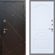 Входная металлическая Дверь Рекс (REX) 13 Венге FL-128 Силк Сноу в Голицыно