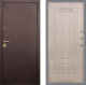 Входная металлическая Дверь Рекс (REX) Лайт 3К FL-2 Беленый дуб в Голицыно