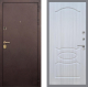 Входная металлическая Дверь Рекс (REX) Лайт 3К FL-128 Сандал белый в Голицыно