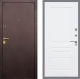 Входная металлическая Дверь Рекс (REX) Лайт 3К FL-243 Силк Сноу в Голицыно