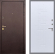 Входная металлическая Дверь Рекс (REX) Лайт 3К FL-289 Белый ясень в Голицыно