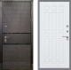 Входная металлическая Дверь Рекс (REX) 15 Черный Кварц FL-33 Силк Сноу в Голицыно