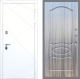 Входная металлическая Дверь Рекс (REX) 13 Силк Сноу FL-128 Сандал грей в Голицыно