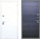 Входная металлическая Дверь Рекс (REX) 13 Силк Сноу GL Дуб тангенальный черный в Голицыно