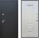 Входная металлическая Дверь Рекс (REX) 5 Черный Муар FL-2 Лиственница беж в Голицыно