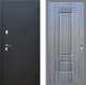 Входная металлическая Дверь Рекс (REX) 5 Черный Муар FL-2 Сандал грей в Голицыно