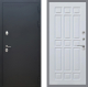 Входная металлическая Дверь Рекс (REX) 5 Черный Муар FL-33 Белый ясень в Голицыно