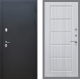 Входная металлическая Дверь Рекс (REX) 5 Черный Муар FL-39 Сандал белый в Голицыно