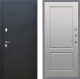 Входная металлическая Дверь Рекс (REX) 5 Черный Муар FL-117 Грей софт в Голицыно