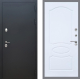 Входная металлическая Дверь Рекс (REX) 5 Черный Муар FL-128 Силк Сноу в Голицыно