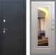 Входная металлическая Дверь Рекс (REX) 5 Черный Муар FLZ-120 Беленый дуб в Голицыно