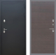Входная металлическая Дверь Рекс (REX) 5 Черный Муар GL венге поперечный в Голицыно