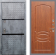 Входная металлическая Дверь Рекс (REX) 15 Бетон Темный FL-128 Морёная берёза в Голицыно