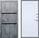 Входная металлическая Дверь Рекс (REX) 15 Бетон Темный FL-128 Силк Сноу в Голицыно