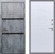 Входная металлическая Дверь Рекс (REX) 15 Бетон Темный FL-289 Белый ясень в Голицыно