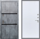 Входная металлическая Дверь Рекс (REX) 15 Бетон Темный FL-290 Силк Сноу в Голицыно
