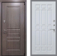 Входная металлическая Дверь Рекс (REX) Премиум-S FL-33 Белый ясень в Голицыно
