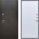 Входная металлическая Дверь Рекс (REX) 5 Серебро Антик FL-289 Белый ясень в Голицыно
