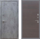 Входная металлическая Дверь Рекс (REX) 13 Бетон Темный GL венге поперечный в Голицыно