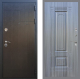 Входная металлическая Дверь Рекс (REX) Премиум-246 FL-2 Сандал грей в Голицыно