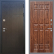 Входная металлическая Дверь Рекс (REX) Премиум-246 FL-33 орех тисненый в Голицыно