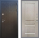 Входная металлическая Дверь Рекс (REX) Премиум-246 FL-243 Беленый дуб в Голицыно