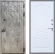 Входная металлическая Дверь Рекс (REX) 23 FL-128 Силк Сноу в Голицыно