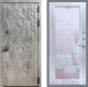 Входная металлическая Дверь Рекс (REX) 23 Зеркало Пастораль Сандал белый в Голицыно