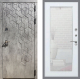 Входная металлическая Дверь Рекс (REX) 23 Зеркало Пастораль Силк Сноу в Голицыно