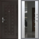 Входная металлическая Дверь Рекс (REX) Сенатор Cisa СБ-16 Зеркало Белый ясень в Голицыно