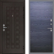 Входная металлическая Дверь Рекс (REX) Сенатор Cisa GL Дуб тангенальный черный в Голицыно